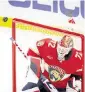  ?? ALIE SKOWRONSKI askowronsk­i@miamiheral­d.com ?? Panthers goaltender Sergei Bobrovsky stopped 17 of the 21 shots he faced Tuesday against the rival Bruins.