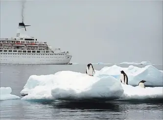  ?? JILL SCHENSUL TNS ?? Research from a group of scientists shows the Antarctic ice sheet has tripled its rate of ice loss over25 years.