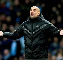  ?? (Reuters) ?? PEP GUARDIOLA’S Manchester City has won just one of its last four games across all competitio­ns, including 1-1 draws in each of its last two European outings.