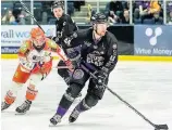  ??  ?? Winning display Robert Lepine was in the thick of the action for Braehead Clan