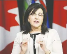  ?? POSTMEDIA FILE ?? On Wednesday, Education Minister Adriana Lagrange announced students will return to school in the fall under “near normal” conditions amid the pandemic.