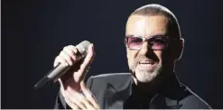  ?? — AFP ?? PARIS: This file photo taken on Sept 9, 2012 shows British singer George Michael performing onstage during a charity gala for the benefit of Sidaction at the Opera Garnier.