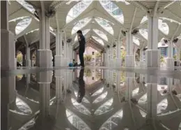  ?? ASYRAF RASID/ THESUN ?? ... A man prays at As Syakirin mosque at KLCC in Kuala Lumpur during the holy month of Ramadan, as Muslims enter the fourth day of the fasting month.