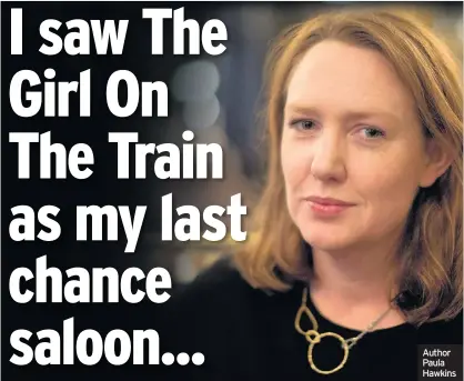  ??  ?? Author Paula Hawkins