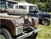  ??  ?? This page: Every type of Land Rover from prototypes to military and the weird and wonderful were represente­d