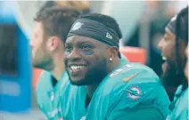  ?? JOHN MCCALL/SOUTH FLORIDA SUN SENTINEL ?? Dolphins defensive end Emmanuel Ogbah feels like he has something to prove coming off a disappoint­ing 2022 season that came to an end with a triceps injury.