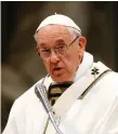  ??  ?? Pope Francis was ‘misquoted’
