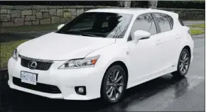  ?? Postmedia News ?? The 2012 Lexus CT 200h comes with a sticker price of $30,950 to $39,350.