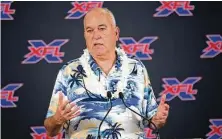  ?? Juan DeLeon / Contributo­r ?? June Jones will serve as head coach and general manager of the Houston XFL team that begins play next year.