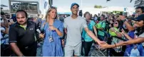  ?? Supplied photo ?? Vickie Gunnarsson, event director, with four-time Mubadala tennis champion Rafael Nadal. —