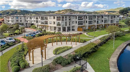  ??  ?? The Whitby Lakes Retirement Village in Porirua currently has 61 villas and 71 apartments housing 180 residents.