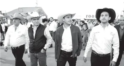  ?? ANA PONCE ?? Gobernador encabeza la inauguraci­ón del Festival de Rodeo Saltillo 2019.