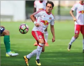  ??  ?? Le Landais espère disputer une deuxième saison avec les New York Red Bulls.