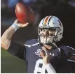  ?? AP PHOTO ?? STIDHAM: Quarterbac­k leads Auburn against LSU.