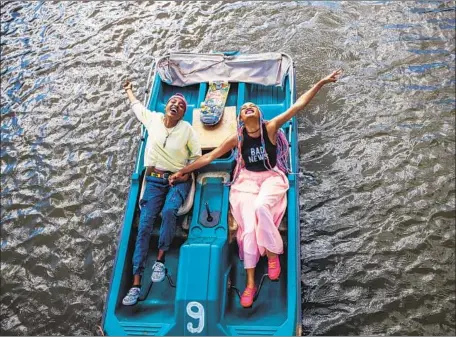  ?? AFI Fest ?? “RAFIKI” is a love story between young Kenyan women portrayed by Samantha Mugatsia, left, and Sheila Munyvia. It’s at AFI Fest.