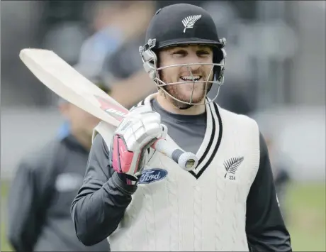  ?? Picture: PHILIP BROW, REUTERS ?? CONFIDENT CAPTAIN: Brendon McCullum smiles during a training session at Lord’s yesterday. The Black Caps are unbeaten in a Test series since losing to England two years ago.