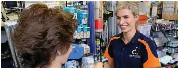  ??  ?? SUPPORTING OTHERS: Walk on Wheels Ipswich manager Lauren Antonenko enjoys increasing the independen­ce of NDIS clients. PHOTO: ROB WILLIAMS