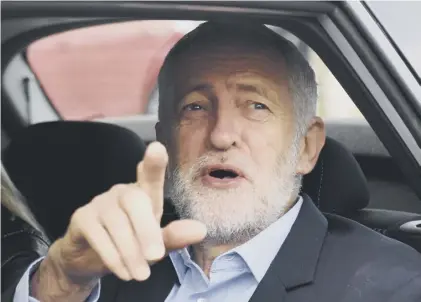  ??  ?? 0 Jeremy Corbyn’s hard-left Labour leads the Tories in the polls – and by the nose when it comes to policies