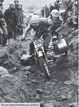  ??  ?? Norman Iveson/Gerald Simpson (Bultaco)