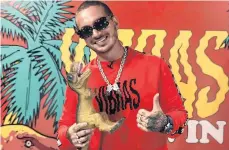  ??  ?? Su álbum “Vibras” trae colaboraci­ones con varios artistas, como Wisin y Yandel y la española Rosalía./EFE.