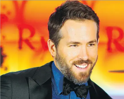  ?? DAVE ABEL ?? Ryan Reynolds says he’s more nervous than his daughter as she heads off to preschool this year.