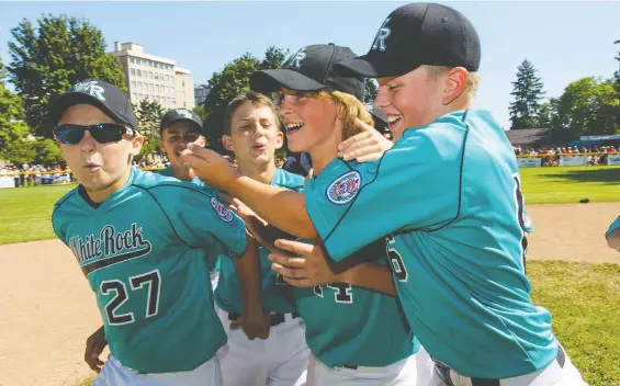  ?? WARD PERRIN/FILES ?? The fun of participat­ion likely will return to ball diamonds in B.C. this summer, but the thrill of victory will probably be absent as inter-club games may be disallowed.