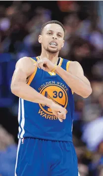  ?? AP FILE ?? Golden State’s Stephen Curry grew up in Charlotte and hopes positive ways can be found to influence change.