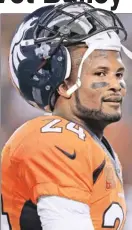  ??  ?? CHAMP BAILEY Not ready to retire.