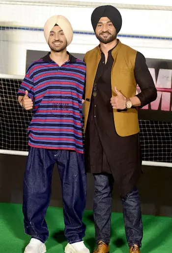  ??  ?? Diljit’s portrayal of hockey champ Sandeep Singh has been met with much praise by critics and fans