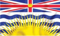  ??  ?? Above: The flag of British Columbia contains a Union Jack — a reminder of the province’s colonial past.