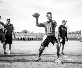  ?? UCF ATHLETICS ?? Florida State quarterbac­k McKenzie Milton, who transferre­d from UCF during the offseason, will be able to return to full contact after being cleared by the Mayo Clinic.