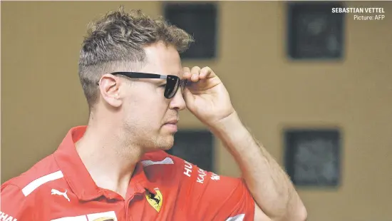  ?? Picture: AFP ?? SEBASTIAN VETTEL