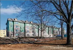  ?? CHRIS STEWART / STAFF ?? Omega Community Developmen­t Corporatio­n’s new developmen­t includes this nearlycomp­leted $13 million senior housing complex and the organizati­on will soon break ground on a $11.5 million Hope Center for Families.
