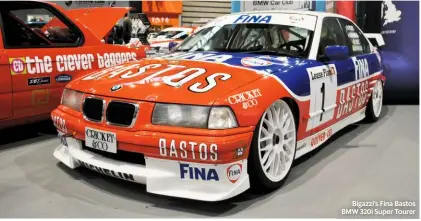  ??  ?? Bigazzi’s Fina Bastos BMW 320i Super Tourer