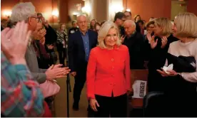  ?? Anna Moneymaker/Getty Images ?? Liz Cheney arrives at an event for her book Oath and Honor at the historic synagogue Sixth & I in Washington DC on 13 December. Photograph: