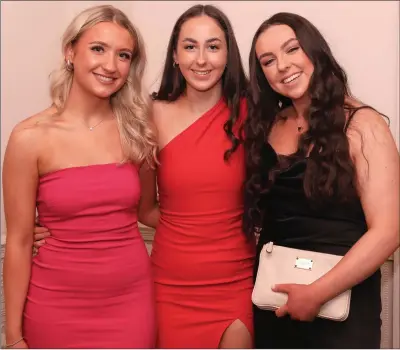  ?? ?? Hanna Mccann, Katie Mcmahon and Emma Mcmanus.