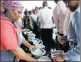  ??  ?? Pupils receiving meals courtesy of the National School Nutrition Programme.