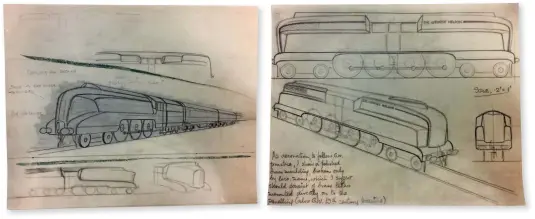  ??  ?? Early sketches of the GT3.