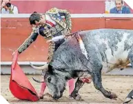  ?? ?? Lució el ganado en el festejo de Pachuca, donde se cortaron dos apéndices.