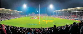  ?? Photo / Photosport ?? Christchur­ch and Canterbury deserve better than their awful Addington stadium.