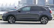  ?? ANDREW MCCREDIE/DRIVING ?? The Kia Niro is ideal for young families.