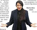  ?? FOTO: DPA ?? Marina Abramovic.