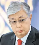  ?? Foto: Imago/SNA ?? Kassym-Schomart Tokajew bleibt der Präsident Kasachstan­s.