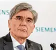 ?? Foto: Peter Kneffel, dpa ?? Sieht den Aufstieg der AfD als Nieder lage der deutschen Eliten: Siemens Chef Joe Kaeser.
