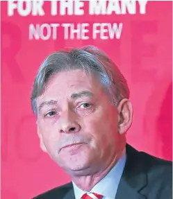  ?? Picture: PA. ?? New Scottish Labour leader Richard Leonard said Jeremy Corbyn’s policies and leadership were turning things round for the party.