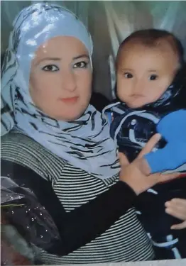  ??  ?? Above: Rehan Kurdi with her son Aylan who spent his three short years in flight from Syria’s civil war. Right: With his brother Galip