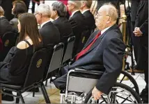  ??  ?? Former U.S. Sen. Max Cleland was among the attendees. U.S. Sen. Johnny Isakson and former U.S. Sen. Sam Nunn also attended.