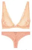  ?? Adam Flipp ?? DREAMTIME underwire bra and thong from Heidi Klum’s Intimates collection.