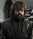  ?? HBO via Associated Press ?? Peter Dinklage as Tyrion Lannister in the final episode of “Game of Thrones,” which aired Sunday.