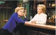  ?? Dana Edelson / NBC 2015 ?? Kate McKinnon (left) as Hillary Clinton with Hillary Clinton on “Saturday Night Live” last year.